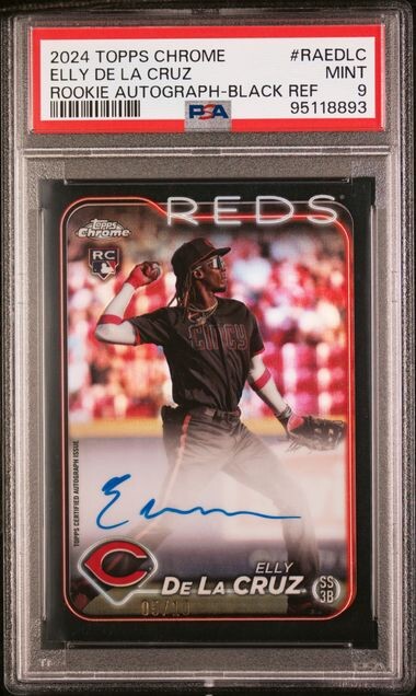 2024 Topps Chrome - Rookie Autographs #RA-EDLC Elly De La Cruz (AU, RC)