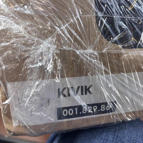IKEA KIVIK - Slipcover Cover for Sofabed Tranas Corduroy Black NEW - Sealed - Picture 8 of 9