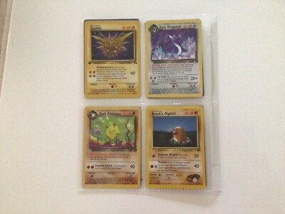 Old Pokémon bulk 1995 guaranteed two first editions exact cards are in the photo