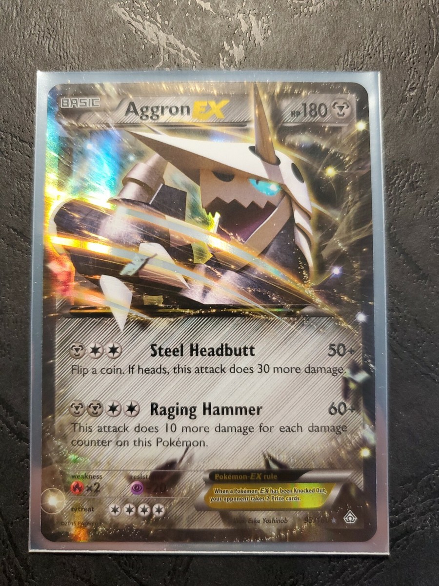 aggron ex pokemon card value Pokemon Aggron EX 93/160 XY Primal Clash Holo : Amazon.co.uk: Toys & Games