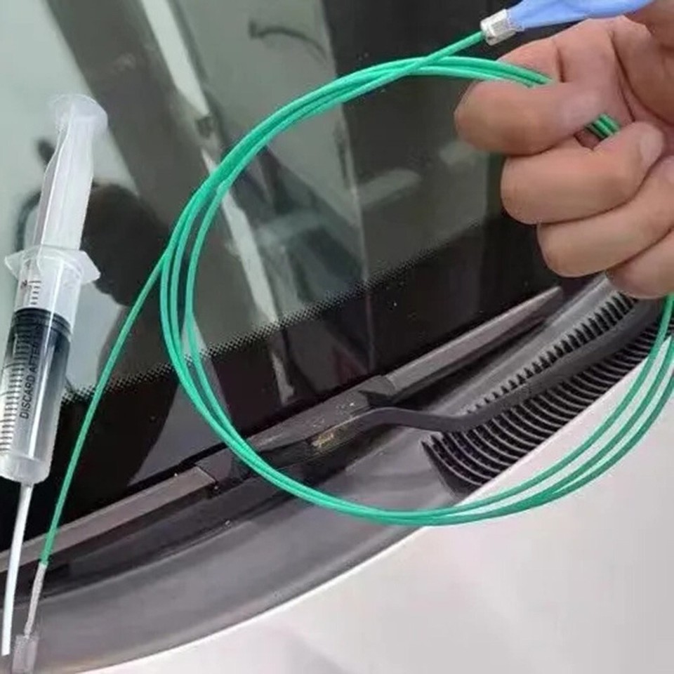 All in Car Cleaning Tool Sunroof Drain Cleaner and Windscreen Wiper