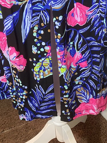 NEW LILLY PULITZER CORY JAGUAR Tiger JUNGLE Midi Skirt Slit Multicolor Black - Picture 2 of 8