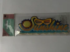 RARE Jolees Boutique Sunshine Scrapbooking Title Sticker Beach Summer SPJT198
