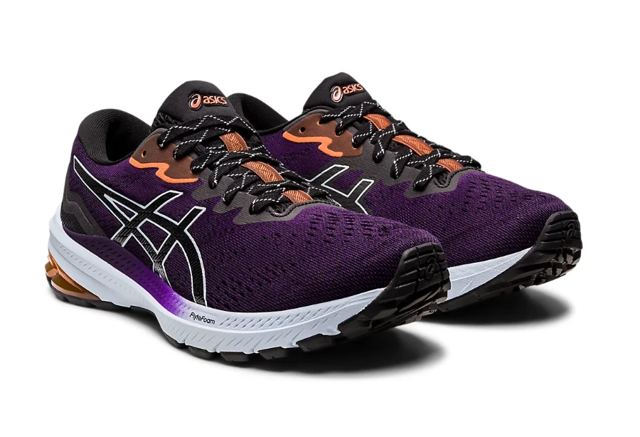 Zapatillas de trail running ASICS 5.5 B GT-1000 11 TR para mujer en naturaleza baño/noche Foto 2 de 4