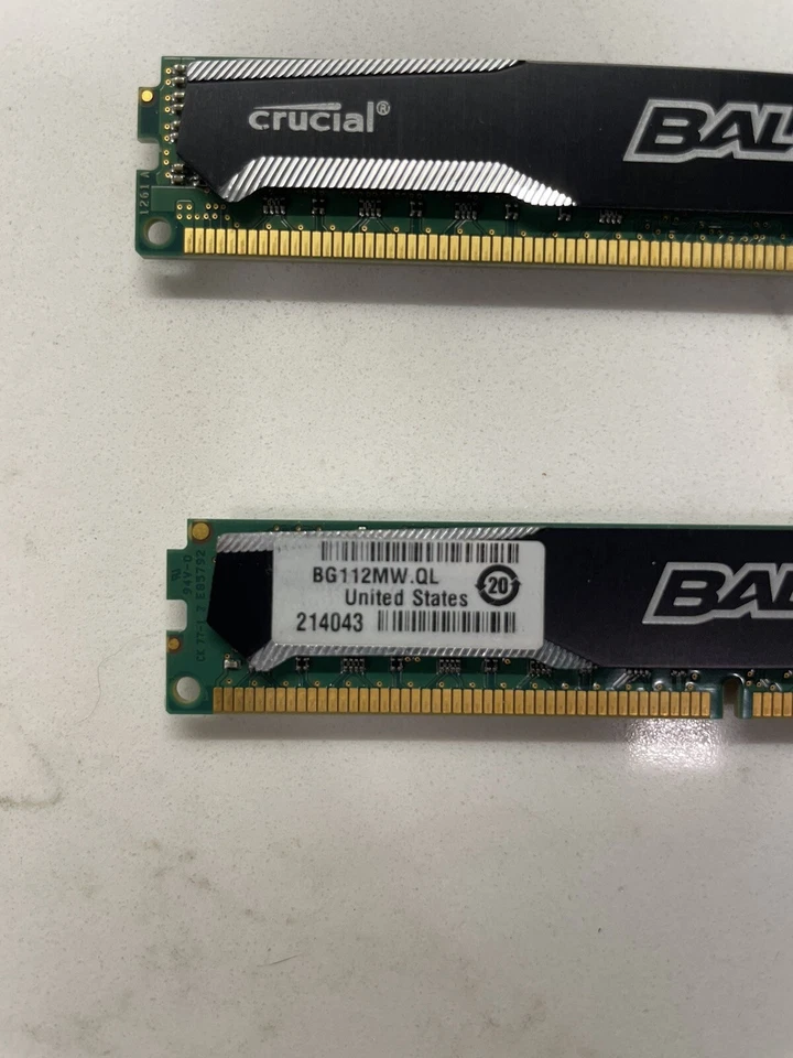Ballistix Sport Crucial UDIMM Memory 16gb Kit 8GB X2 - Image 3 of 3