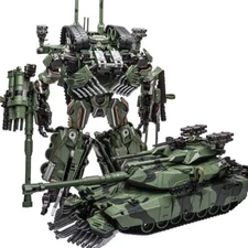 Transformation Toy Leader Camouflage M04 Tank Module Action Robot Figure