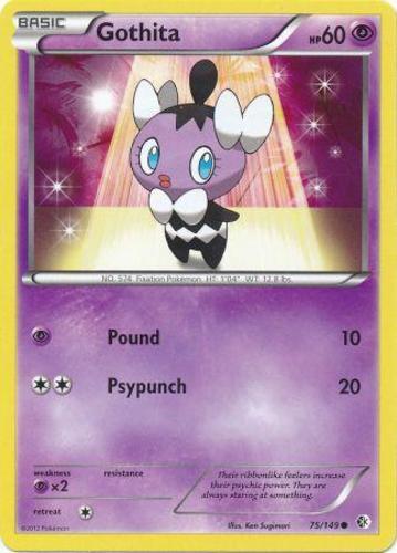 Pokemon - Gothita - 75/149 - Common - BW - Boundaries Crossed - NM