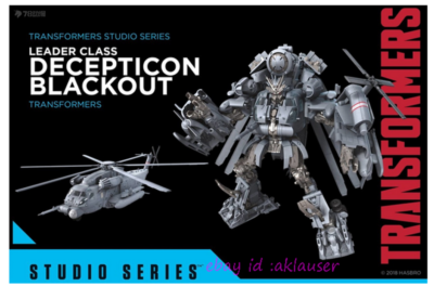 Takara Tomy Studio Series SS-08 Blackout Action Figure Toy Model