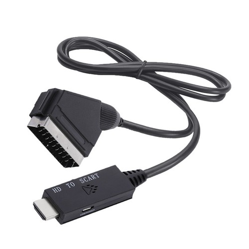 Cavo HDMI a SCART convertitore HDMI a SCART audio HDMI a SCART adattatore video XY - Foto 5 di 5
