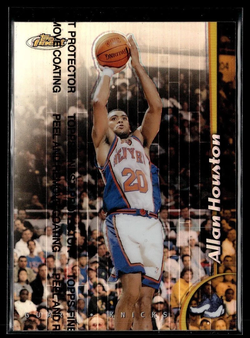 1998-99 FINEST REFRACTOR UNPEELED ALLAN HOUSTON KNICKS