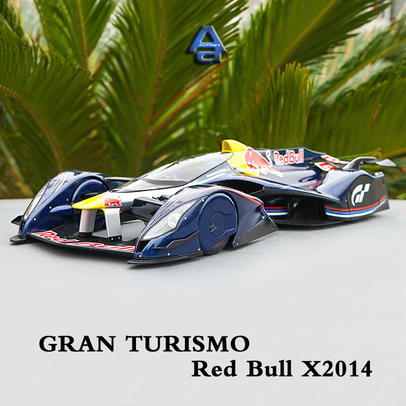 AA 1:18 Diecast Car Model GRAN TURISMO RED BULL X2014 Fan Car