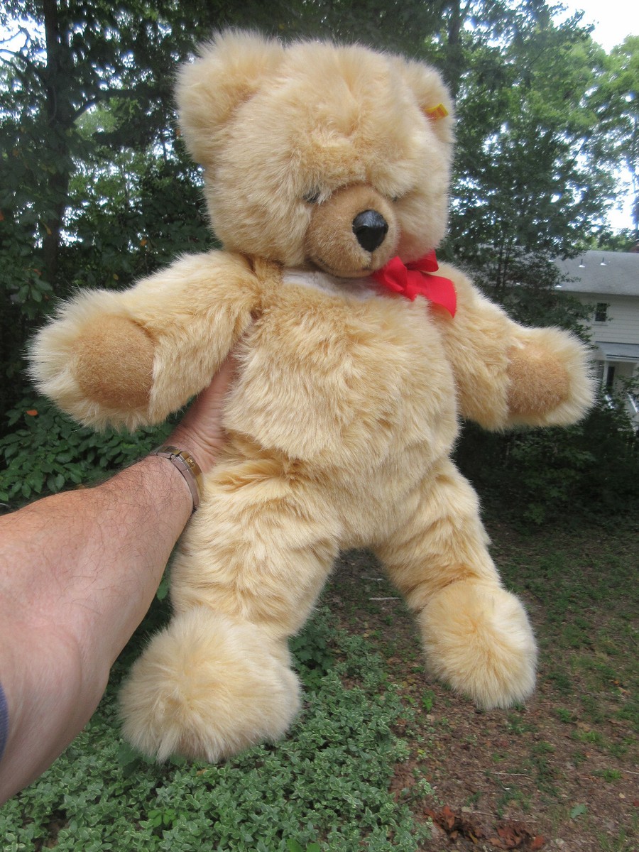 シュタイフ製　Molly Teddy bear - blond Steiff MOLLY Teddy Bear Knopf Im Ohr 0321/55 55cm Big Plush