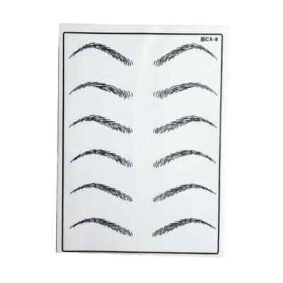 10 PK Artificial Leather Training Mat For Eyebrows For PMU Microblading Artists 