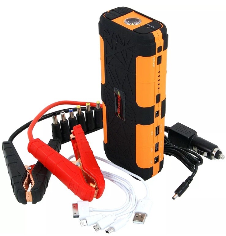 Auto Jump Starter 15000Mah Car Charger Booster Power Bank Battery - 14Volt