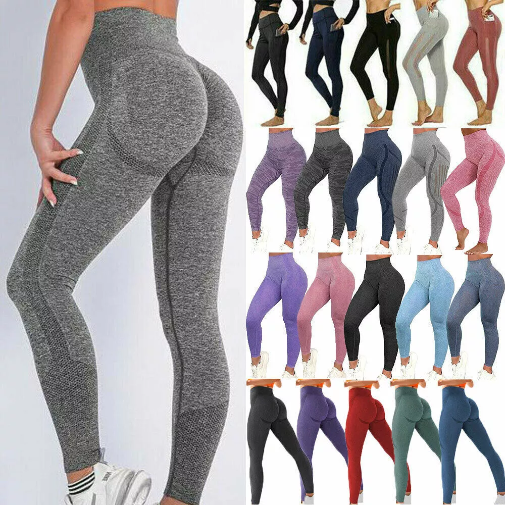 idioma Surrey patio Leggins Deportivas Ropa Deportiva De Moda Licras Para Pantalones Yoga Mujer  USA | eBay