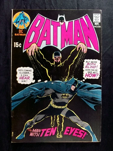 Batman #226 VF 7.5 Neal Adams art. Vintage DC Comics  1970