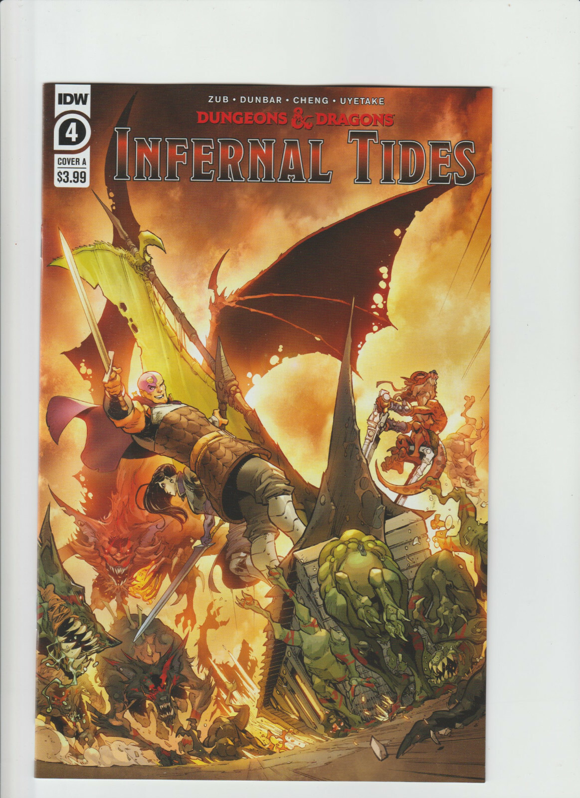 IDW COMICS DUNGEONS & DRAGONS INFERNAL TIDES #4 JULY 2020 1ST PRINT NM