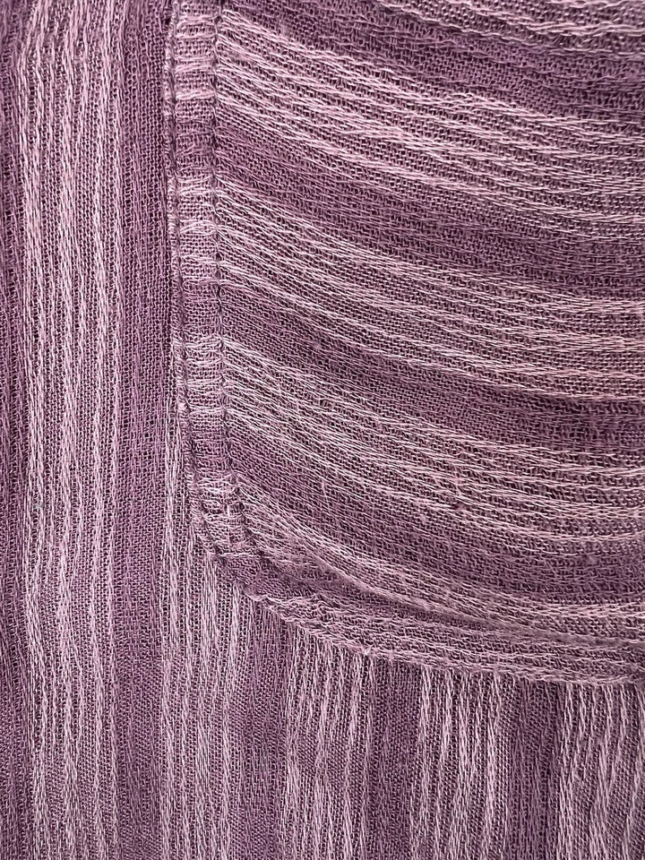 Women's Maroon Stripe XXL Rock & Republic Long Sleeve Shirt Button Long Sleeve - Image 3 of 4