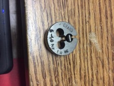 3-48 X 13/16" HIGH SPEED STEEL LEFT HAND ROUND ADJUSTABLE DIE