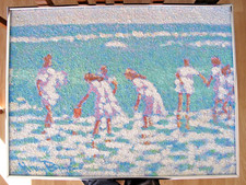 HENRY BENSON AMERICAN IMPRESSIONIST BEACH PAINTING, 1970s