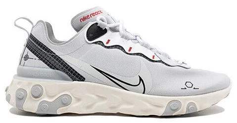 Nike React Element 55 Platinum Schematic