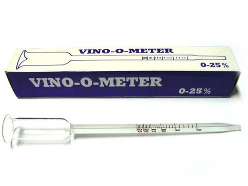 Vinometer Alkohol bestimmen 0-25% Vol Alkoholmeter Wein selber machen