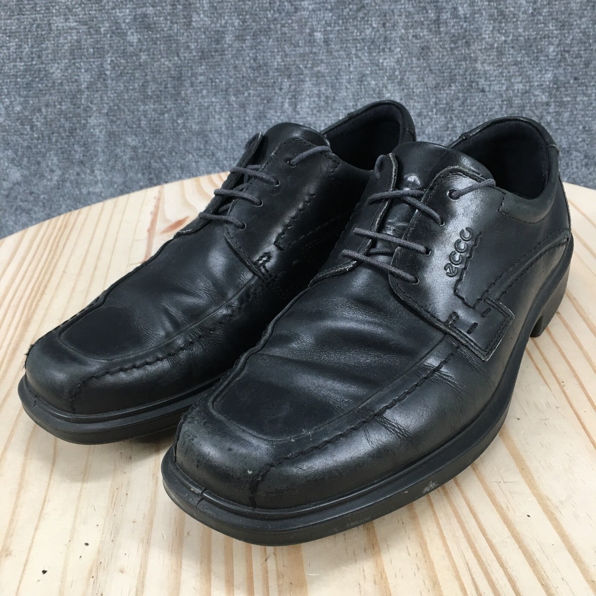 ECCO Men’s Black Leather Lace Up Oxford Dress Shoes Comfort Size 42 EU 8 US Amazon.com | ECCO Men main image 3