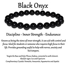 Natural Crystal Healing Chakra Gemstone Bead Bracelet Protection Gem Stone