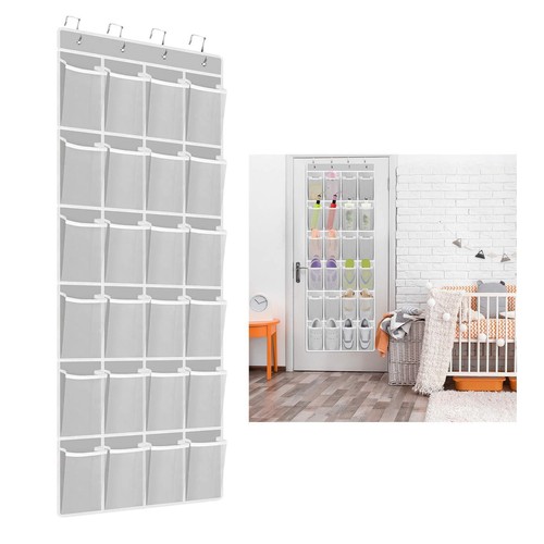 24 Shoe Organizer Storage Rack Bag Holder for Bedroom Closet Door - Picture 7 of 7