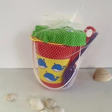 Beach PAIL Sand Toys Set 4 Pcs