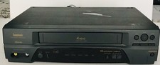 Symphonic SL2940 4 Head 19 Micron VCR VHS Tape Player Recorder Tested Works