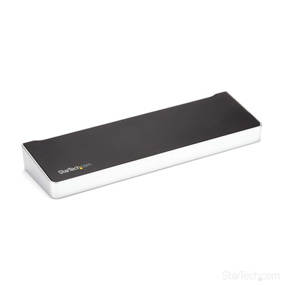 StarTech.com 4K USB C Dock - 60W Power Delivery - Triple Monitor USB C to HDMI D