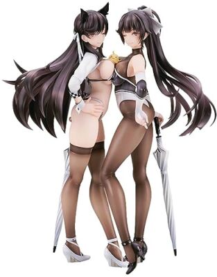 Alter Azur Lane Atago & Takao Race Queen Ver. Maßstab 1/7 250mm PVC&ABS Figur...