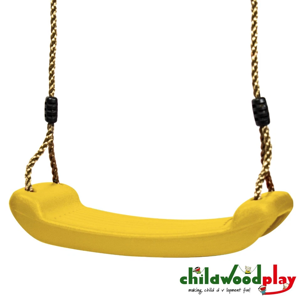 Kids Garden Swing Seat Outdoor  Heavy Duty Plastic with Adjustable Rope - Image 3 of 4