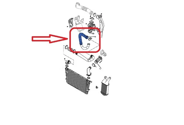 Turbo Manguera Para OPEL Astra H Furgón (L70) 1.7 CDTI 13306652 - Imagen 3 de 4