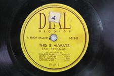 超レア盤‼︎ MILES DAVIS / CHARLIE PARKER SP盤 Charlie Parker 78rpm **Charlie Parker All Stars (Miles Davis