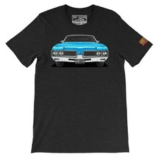1969 Olds 442 The Legend Classic Car Men's T-shirts Gift Made in USA