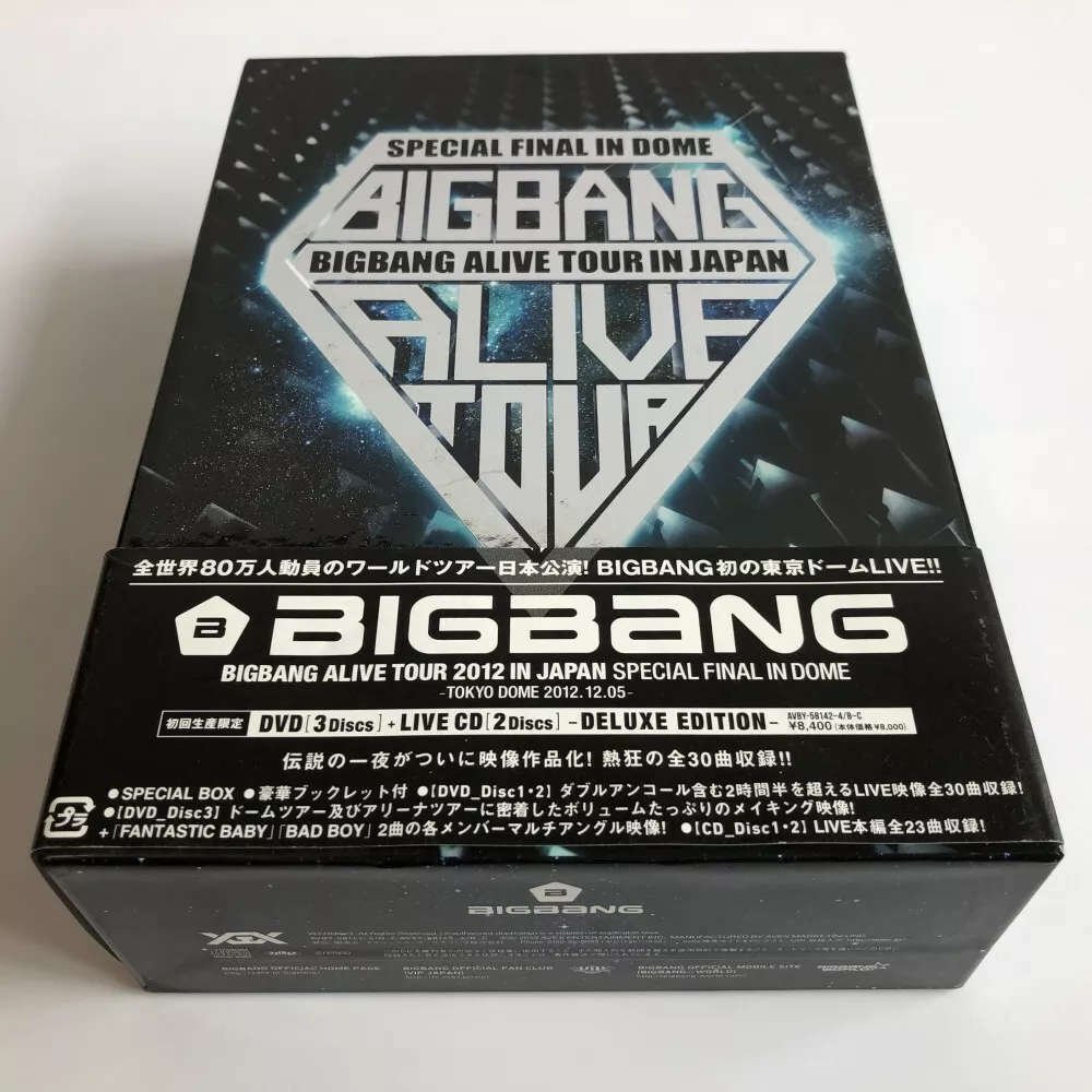 BIGBANG ALIVE TOUR 2012 IN JAPAN SPECIAL FINAL IN DOME TOKYO 2012.1.05 CD+DVD