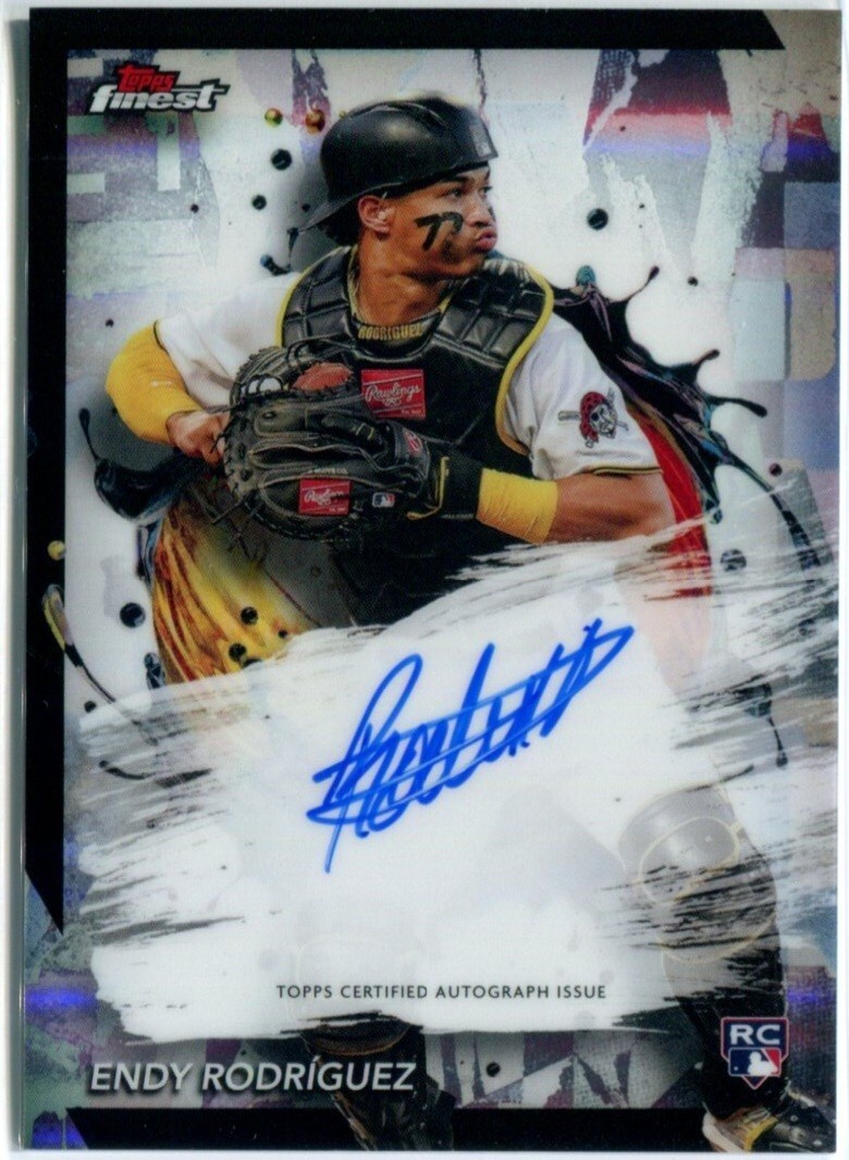 ENDY RODRIGUEZ 2024 Topps Finest REFRACTOR AUTO Autograph