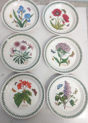 Portmeirion botanic garden set of 6 salad  plates-----SD057-----ship from USA