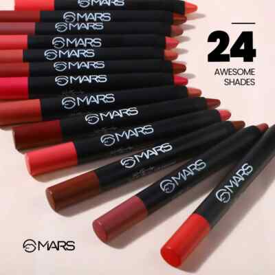 MARS Long Lasting Crayon Lipstick up to 12 Hours Stay | Matte Finish | (3.5 gm)