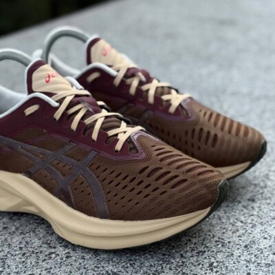 ブラウン26 Rare ASICS x AFFIX Novablast Sneakers US 7 EU 40 Burgundy Brown FF