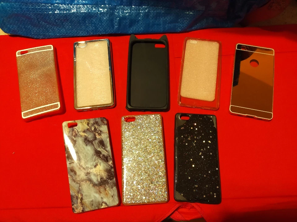 📌 CUSTODIE PHONE COVERS MORBIDE SILICONE FIT HUAWEI P8 .. (alcune nuove..!!) 🦩 - Immagine 2 di 4