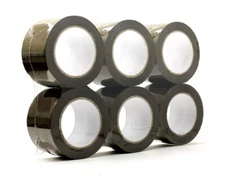 48 Rolls Premium Brown/Tan Carton Box Sealing Packing Tape - 2.0 Mil 3"x110 yard