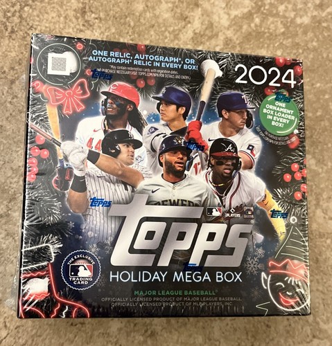 2024 TOPPS HOLIDAY BASEBALL FACTORY SEALED 10 PACK MEGA BOX