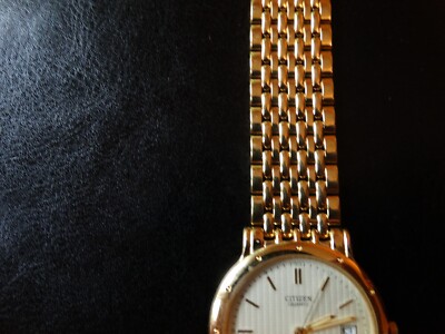 Rare Citizen Quartz Watch 5510-R10168 2000 Millennium For Parts or