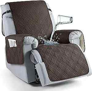 100% Waterproof Recliner Chair Cover, Non Slip Covers for Recliner Chair with - Picture 2 of 8
