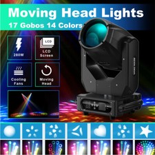 280W 10R Beam Moving Head Stage Light DMX Gobo Spot Lighting Disco Party Show