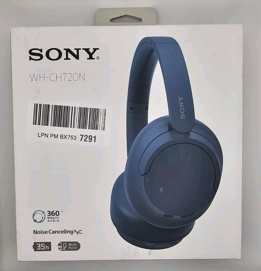 Sony WH-CH720N Wireless Noise Canceling Headphones - Blue Sony WH-CH720N Wireless Noise Canceling Headphones - Blue