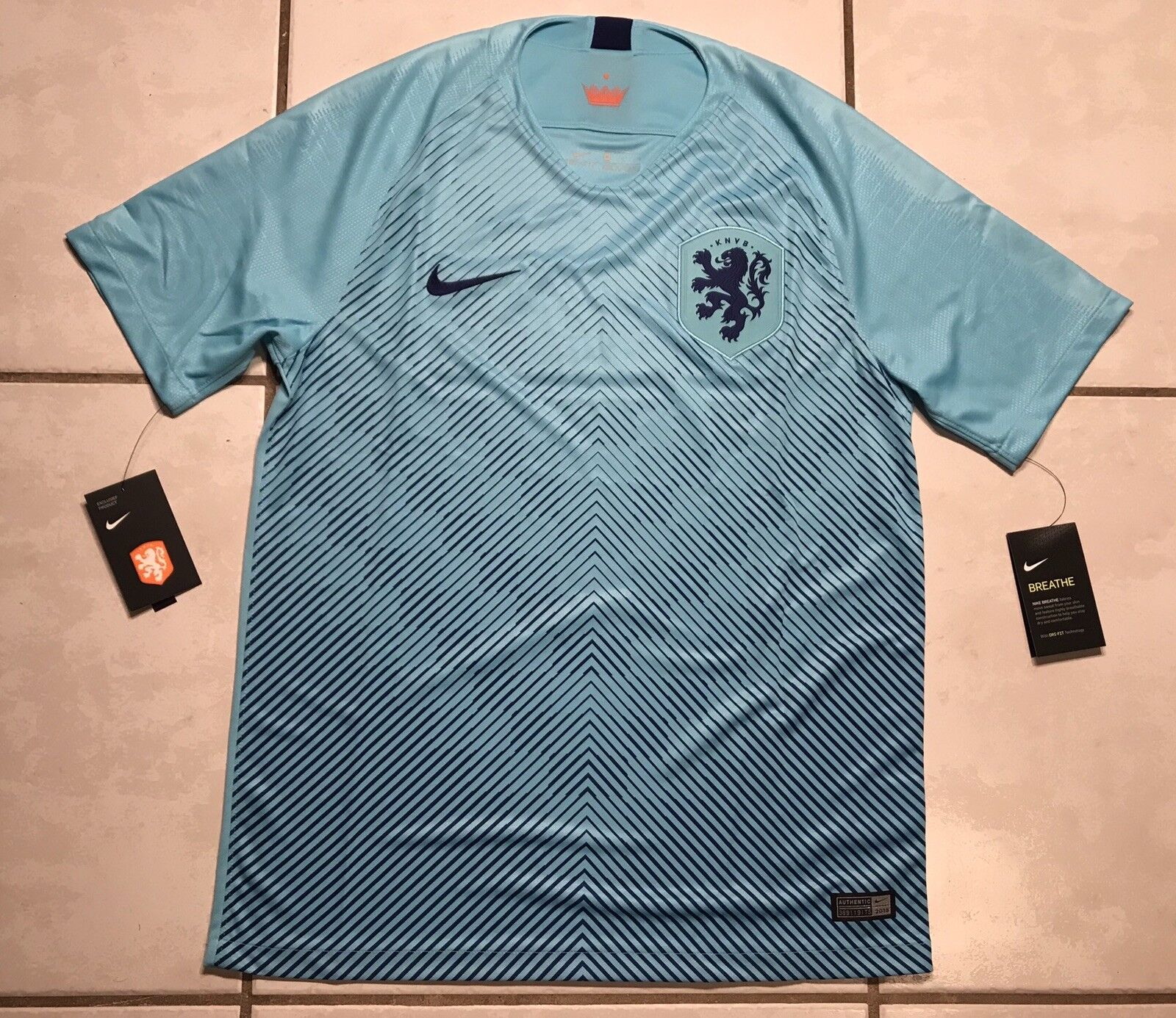 Nike Netherlands Away 2018 Jersey - FutFanatics